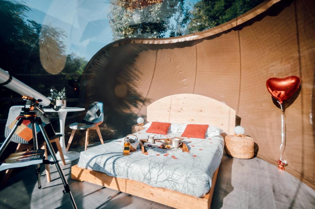 Bed and Breakfast Maso La Marianna Bubble Glamping In Trentino Sant'Orsola Exteriér fotografie