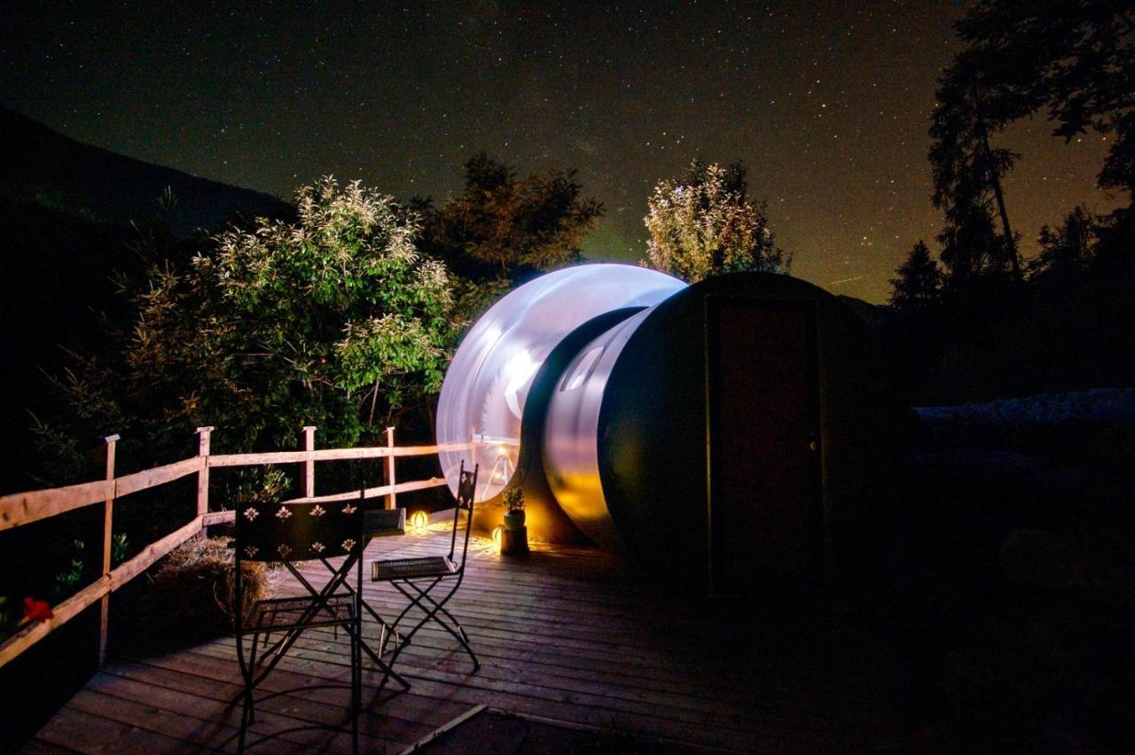 Bed and Breakfast Maso La Marianna Bubble Glamping In Trentino Sant'Orsola Exteriér fotografie