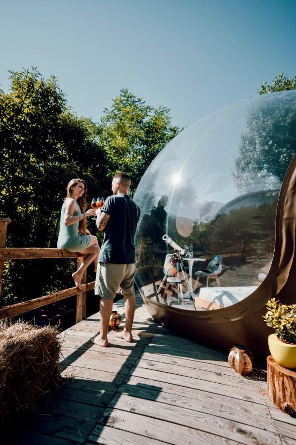 Bed and Breakfast Maso La Marianna Bubble Glamping In Trentino Sant'Orsola Exteriér fotografie