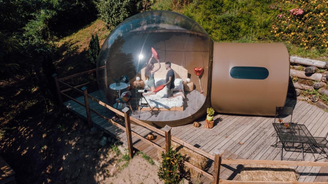 Bed and Breakfast Maso La Marianna Bubble Glamping In Trentino Sant'Orsola Exteriér fotografie